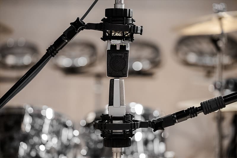 Microphone array placement photograph