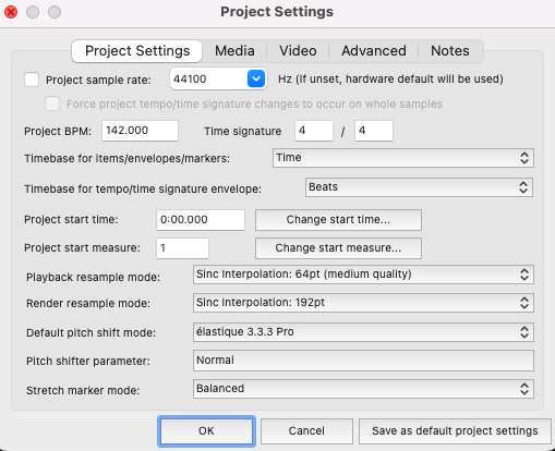 Timebase Configuration